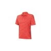 ADIDAS 2 Colour Stripe Polo - Hi Res Red/White -golf adidas 2 colour stripe polo hi res red white p3761 6256 image