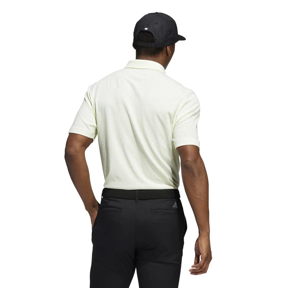 ADIDAS 2022 Abstract Print Polo Shirt - White 4 ADIDAS 2022 Abstract Print Polo Shirt - White - Image 2