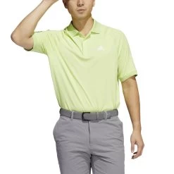 ADIDAS 2022 Jacquard Polo Shirt - Pulse Lime