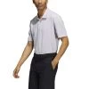 ADIDAS 2022 OTTOMAN STRIPE PRIMEGREEN POLO SHIRT - Grey Two -golf adidas 2022 ottoman stripe primegreen polo shirt grey two p8833 18562 image