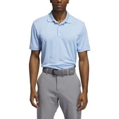 ADIDAS 2022 Performance Primegreen Polo Shirt - Clear Sky