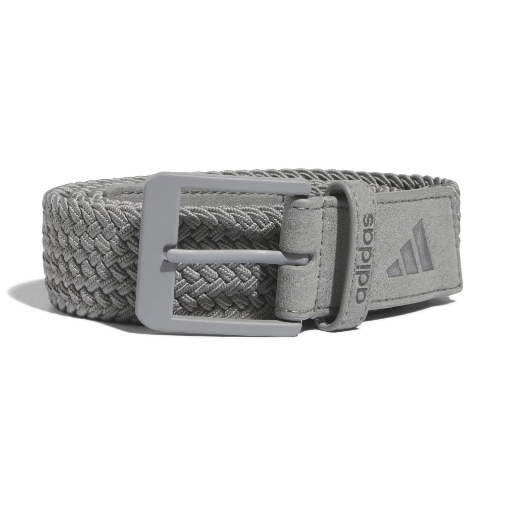 ADIDAS Braided Stretch Belt - Grey Three 3 ADIDAS Braided Stretch Belt - Grey Three