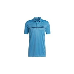 ADIDAS CHEST Print POLO - SONIC AQUA