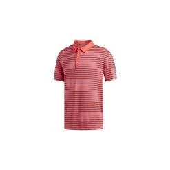 ADIDAS Climachill 3-Color Stripe Polo - RED/MARINE
