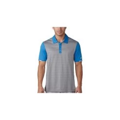 ADIDAS Climachill Tri Geo Print Polo - Blast Blue