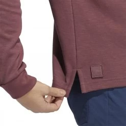 ADIDAS Go-To Long Sleeve Henley Polo Shirt Quiet Crimson -golf adidas go to long sleeve henley polo shirt quiet crimson p11442 24391 image