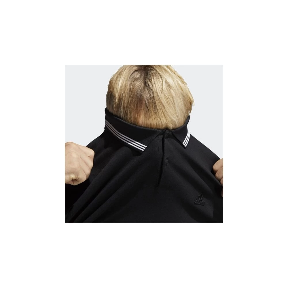 ADIDAS GO-TO PIQUE Polo - BLACK/WHITE 5 ADIDAS GO-TO PIQUE Polo - BLACK/WHITE - Image 3
