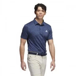 ADIDAS Jacquard Polo Shirt - Crew Navy 9 ADIDAS Jacquard Polo Shirt - Crew Navy -golf adidas jacquard polo shirt crew navy p11411 24293 image