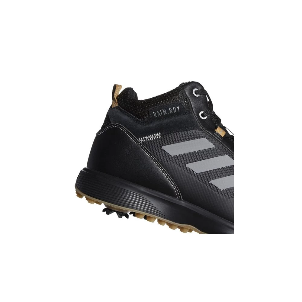 ADIDAS S2G Mid-Cut Golf Shoes - Black/grey Four/mesa 5 ADIDAS S2G Mid-Cut Golf Shoes - Black/grey Four/mesa - Image 3