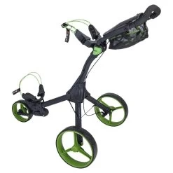 IQ+ 3 Wheel Push Trolley - Black/Lime -golf big max iq 3 wheel push trolley black lime p7690 15361 image