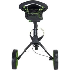 IQ+ 3 Wheel Push Trolley - Black/Lime -golf big max iq 3 wheel push trolley black lime p7690 15362 image
