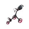 IQ+ 3 Wheel Push Trolley - Black/Red -golf big max iq 3 wheel push trolley black red p7691 15363 image