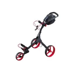 IQ+ 3 Wheel Push Trolley - Black/Red