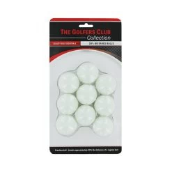 Golfers Choice 9 Pack 30% Practise Golf Balls - White