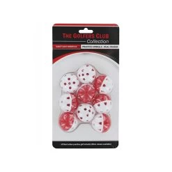 The Golfers Club Air Ball White/Red Ball 9 Pack