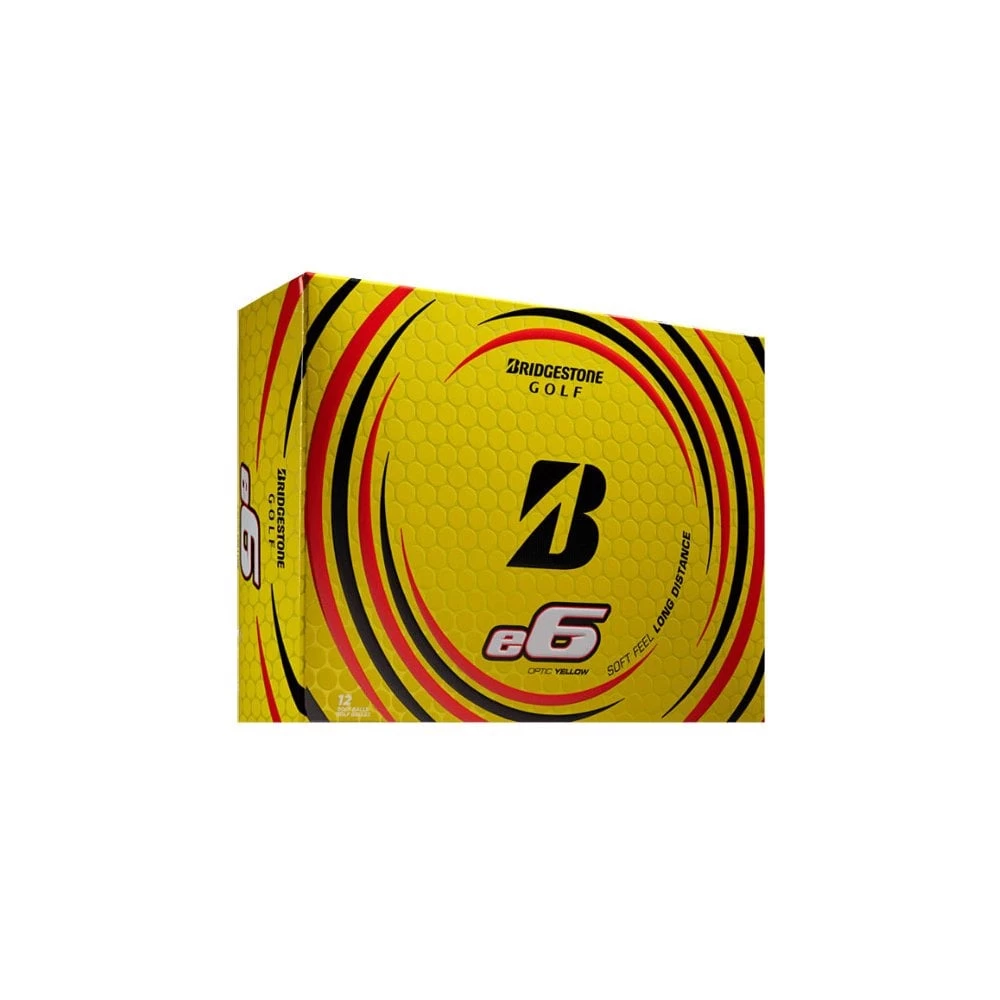 Bridgestone E6 Yellow Golf Balls - Doz 3 Bridgestone E6 Yellow Golf Balls - Doz