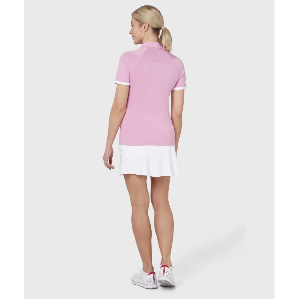 Callaway 2022 Ladies COLOR BLOCK POLO PINK SUNSET 7 Callaway 2022 Ladies COLOR BLOCK POLO PINK SUNSET - Image 5