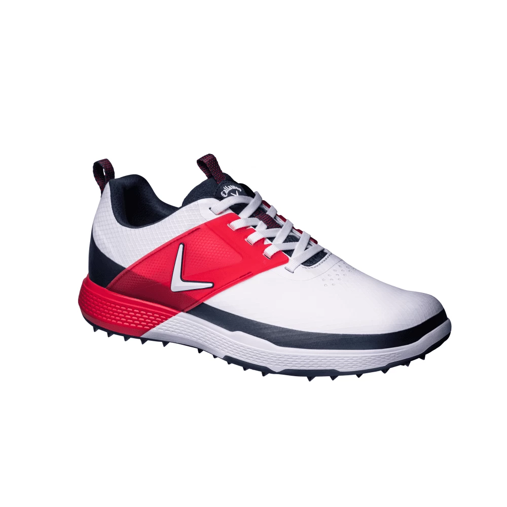 Callaway 2022 Mens NITRO BLAZE Golf Shoes WHITE/NAVY/RED 3 Callaway 2022 Mens NITRO BLAZE Golf Shoes WHITE/NAVY/RED