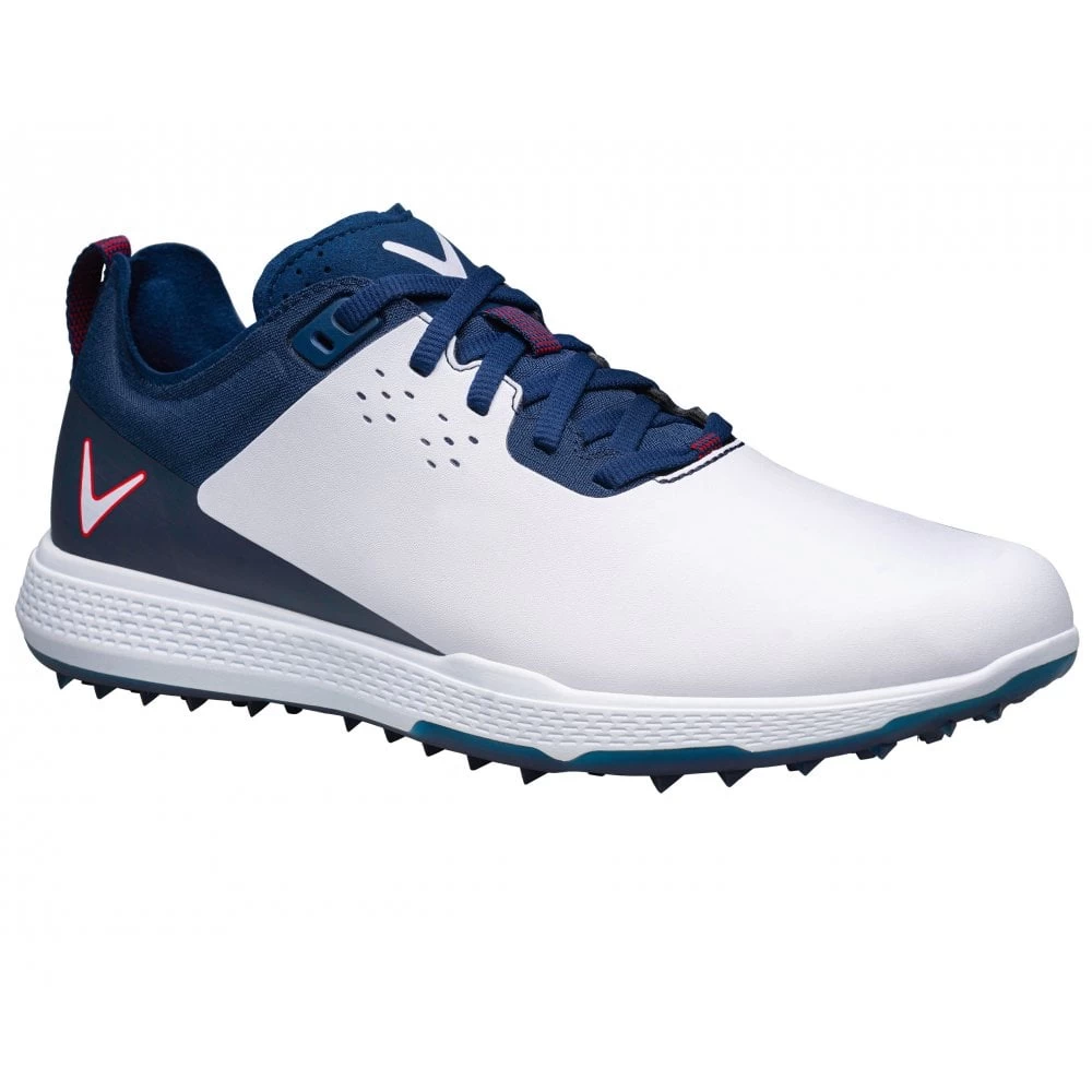 Callaway 2022 Mens NITRO PRO Golf Shoes WHITE/NAVY/RED 3 Callaway 2022 Mens NITRO PRO Golf Shoes WHITE/NAVY/RED