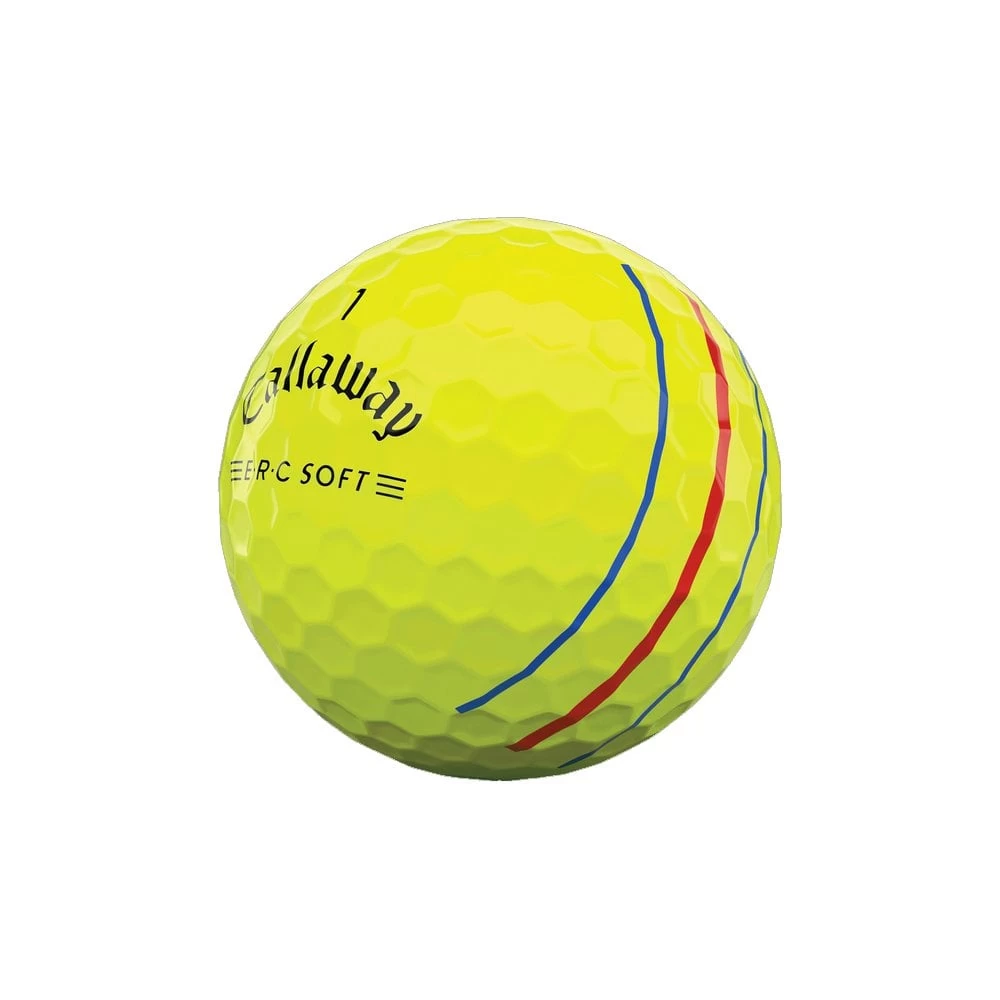 Callaway Golf Balls ERC SOFT YLW 21 TRPL TRK (Doz) 4 Callaway Golf Balls ERC SOFT YLW 21 TRPL TRK (Doz) - Image 2