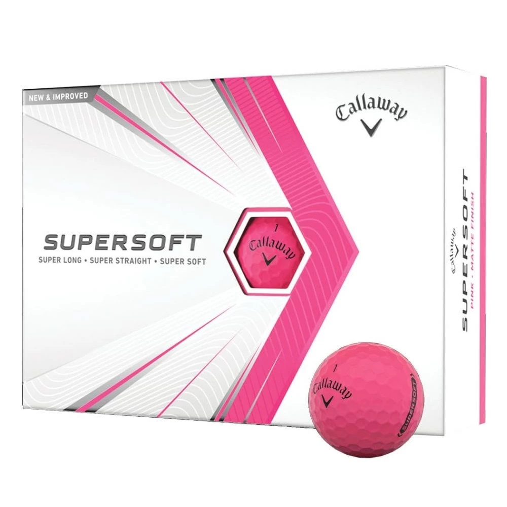 Callaway Golf Balls SUPERSOFT PNK (Doz) 3 Callaway Golf Balls SUPERSOFT PNK (Doz)