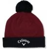 Callaway TA Pom Beanie - Wine/Black -golf callaway ta pom beanie wine black p12316 26803 image