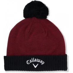 Callaway TA Pom Beanie - Wine/Black