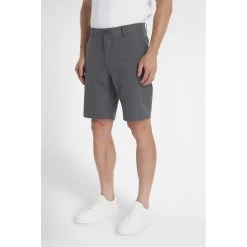 Calvin Klein BULLET REGULAR FIT STRETCH SHORT - STEEL -golf calvin klein bullet regular fit stretch short steel p9866 21428 image