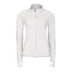 Calvin Klein CK IBIZA FULL ZIP TOP WHITE