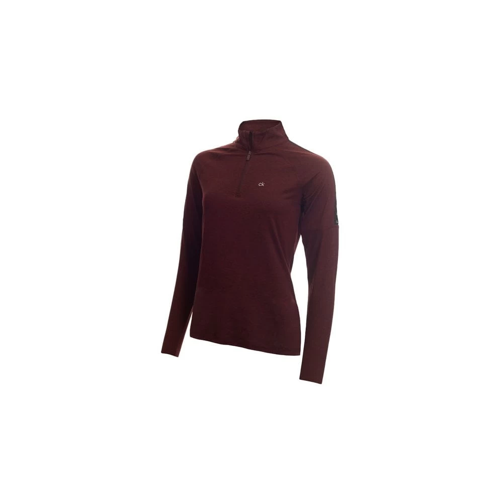 Calvin Klein KAHN ZIP NECK POLO - BLACKBERRY 3 Calvin Klein KAHN ZIP NECK POLO - BLACKBERRY