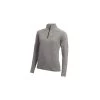 Calvin Klein KAHN ZIP NECK POLO - SILVER MARL 1 Calvin Klein KAHN ZIP NECK POLO - SILVER MARL -golf calvin klein kahn zip neck polo silver marl p5759 10628 image