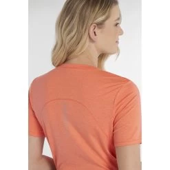 Calvin Klein Ladies Lifestyle RELAX T-SHIRT - Coral Marl -golf calvin klein ladies lifestyle relax t shirt coral marl p9875 21474 image