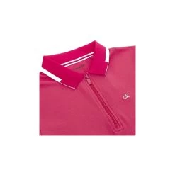 Calvin Klein Ladies NESS CAP SLEEVE POLO - JETE 8 Calvin Klein Ladies NESS CAP SLEEVE POLO - JETE -golf calvin klein ladies ness cap sleeve polo jete p5685 10481 image
