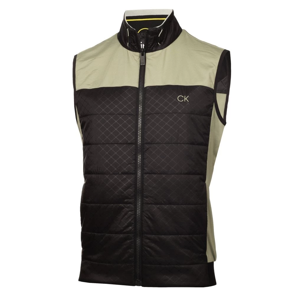 Calvin Klein Malden Hybrid Gilet Cameo Green 3 Calvin Klein Malden Hybrid Gilet Cameo Green