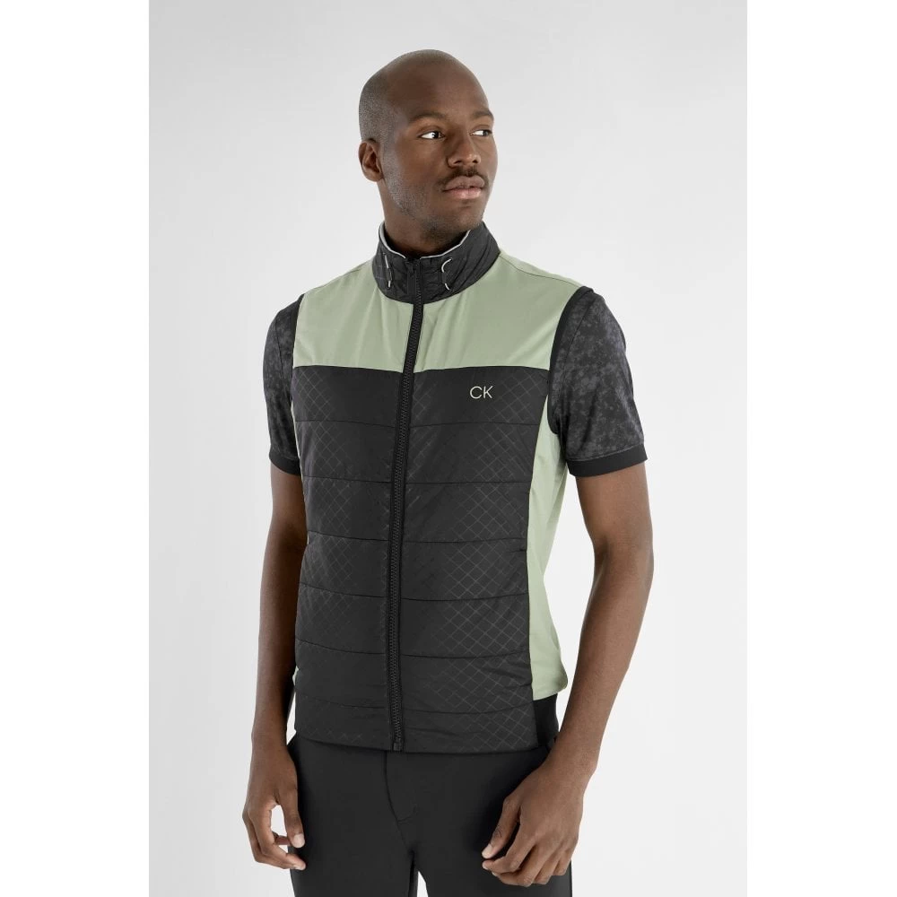 Calvin Klein Malden Hybrid Gilet Cameo Green 6 Calvin Klein Malden Hybrid Gilet Cameo Green - Image 4