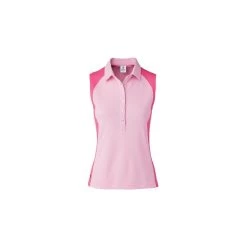 Daily Sports Daily Sport Zenia Sleeveless Polo Shirt - Lipstick