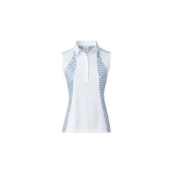 Daily Sports Sue Sleeveless Polo Shirt - White