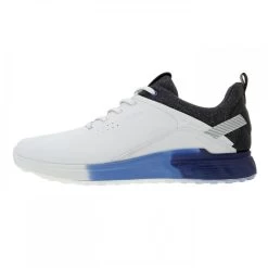 ECCO M Golf S-Three Golf Shoe - WHITE/BLACK -golf ecco m golf s three golf shoe white black p9170 19592 image