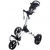 Square Golf Trolley - Silver/Black -golf fast fold square golf trolley silver black p14507 33348 image