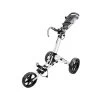 Trike 2.0 Golf Trolley - White/Black -golf fast fold trike 2 0 golf trolley white black p14495 33337 image