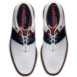 FootJoy 2022 Mens DJ Premiere Golf Shoes - White/Navy/Red 10 FootJoy 2022 Mens DJ Premiere Golf Shoes - White/Navy/Red -golf footjoy 2022 mens dj premiere golf shoes white navy red p7879 15779 image