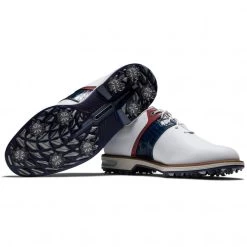 FootJoy 2022 Mens DJ Premiere Golf Shoes - White/Navy/Red 11 FootJoy 2022 Mens DJ Premiere Golf Shoes - White/Navy/Red -golf footjoy 2022 mens dj premiere golf shoes white navy red p7879 15780 image