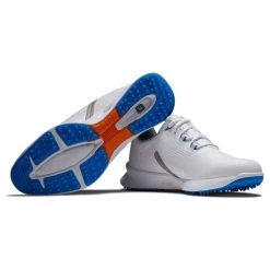 FootJoy 2022 Mens Fuel Golf Shoes - White/Orange -golf footjoy 2022 mens fuel golf shoes white orange p7868 15770 image