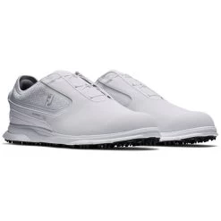 FootJoy 2022 Mens Superlites XP BOA Golf Shoes - White/Silver
