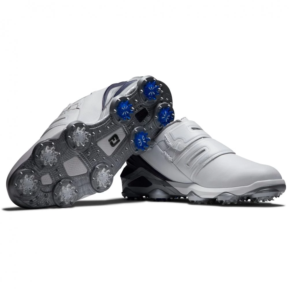 FootJoy 2022 Mens Tour Alpha BOA Golf Shoes - White/Navy 7 FootJoy 2022 Mens Tour Alpha BOA Golf Shoes - White/Navy - Image 5