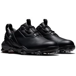 FootJoy 2022 Mens Tour Alpha Golf Shoes - Black/Charcoal/Red