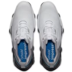 FootJoy 2022 Mens Tour Alpha Golf Shoes - White/Grey/Blue -golf footjoy 2022 mens tour alpha golf shoes white grey blue p7893 15848 image