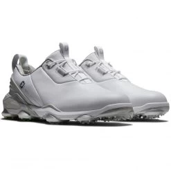 FootJoy 2022 Mens Tour Alpha Golf Shoes - White/Grey/Lime
