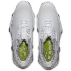 FootJoy 2022 Mens Tour Alpha Golf Shoes - White/Grey/Lime -golf footjoy 2022 mens tour alpha golf shoes white grey lime p7892 15843 image