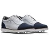 FootJoy 2022 Womens FJ Traditions Golf Shoes - White/Navy -golf footjoy 2022 womens fj traditions golf shoes white navy p7898 15870 image